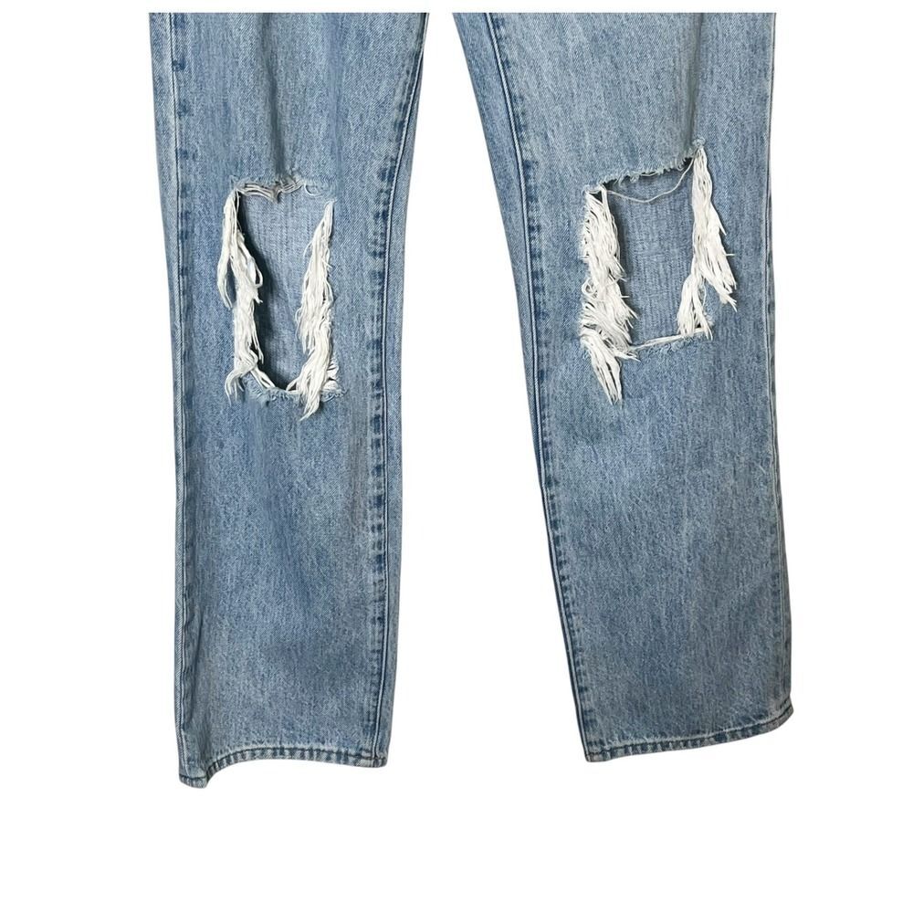 Pistola Cassie Women's 25 Paseo Super High Rise Straight Jeans Button Fly Denim - Picture 5 of 11
